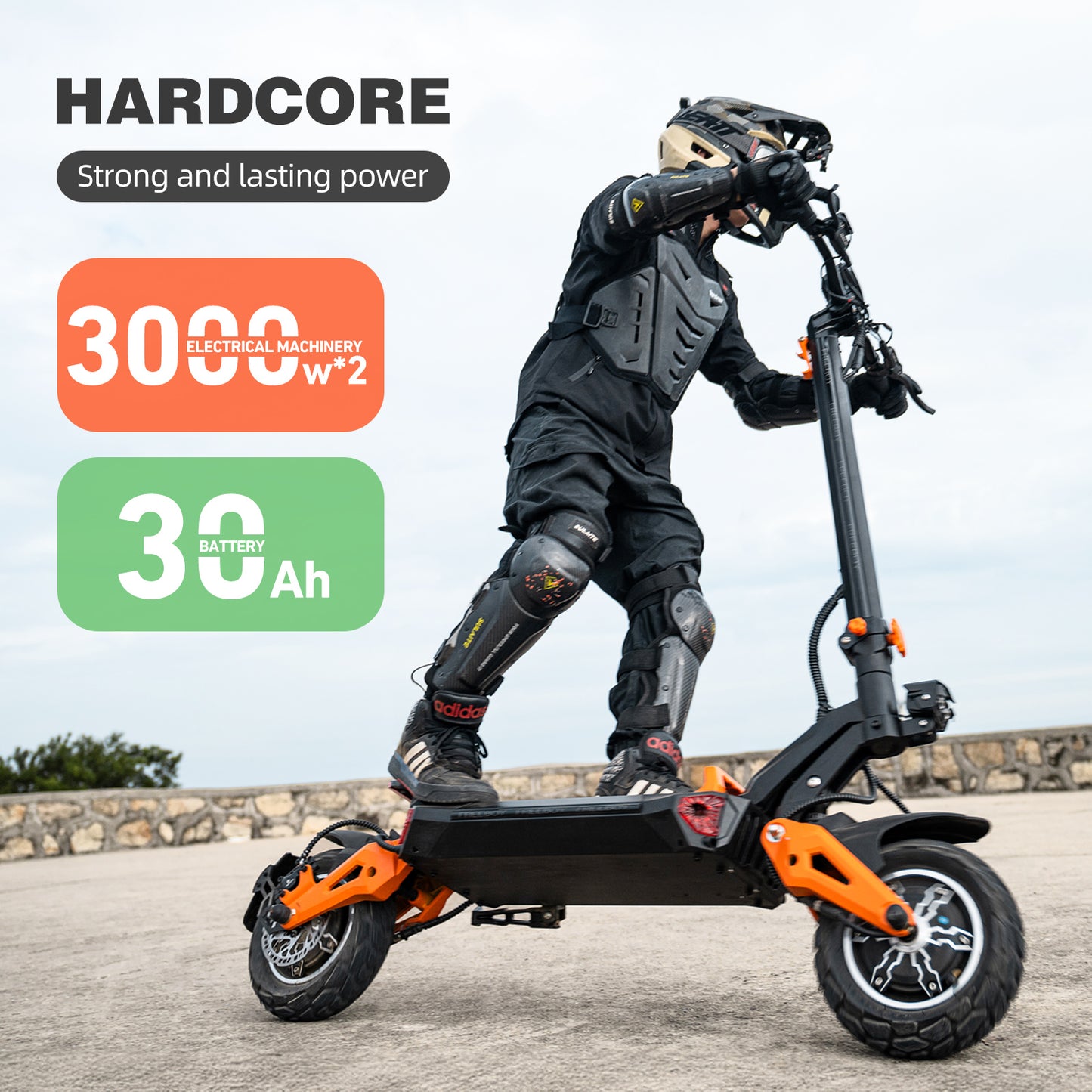 X-FREEBOY Electric Scooter Dual 3000W motors